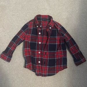 Janie and Jack 12 to 18M plaid shirt